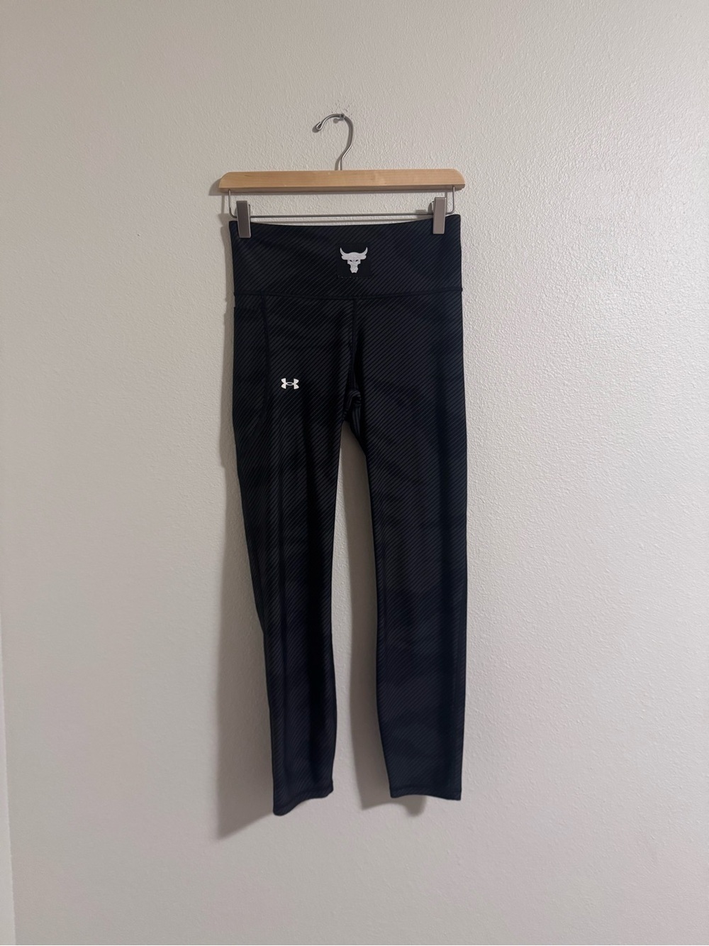 Under Armour Black High-Waist Training Leggings with Logo